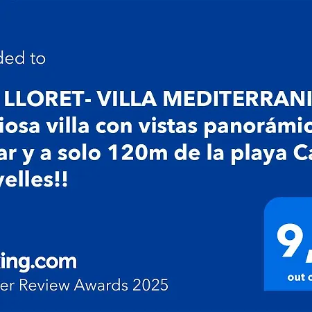 V&v Lloret: Mediterranean With Panoramic Sea Views Holiday home Lloret de Mar