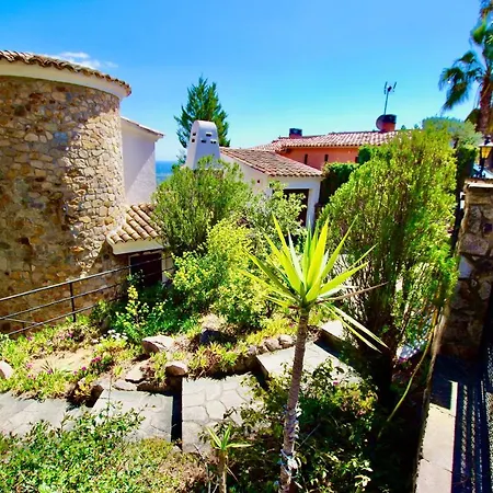 V&V Lloret- Villa Mediterrania, Preciosa Villa Con Panoramicas Vistas Mar En Zona Muy Tranquila Y Residencial Дом отдыха *