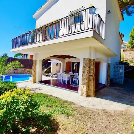 V&V Lloret- Villa Mediterrania, Preciosa Villa Con Panoramicas Vistas Mar En Zona Muy Tranquila Y Residencial Дом отдыха