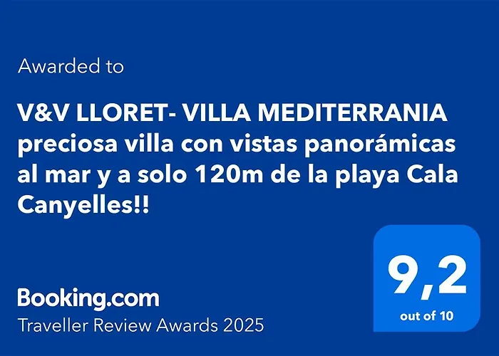 V&v Lloret- Mediterrania, Preciosa Con Panoramicas Vistas Mar En Zona Muy Tranquila Y Residencial Feriehus Lloret de Mar